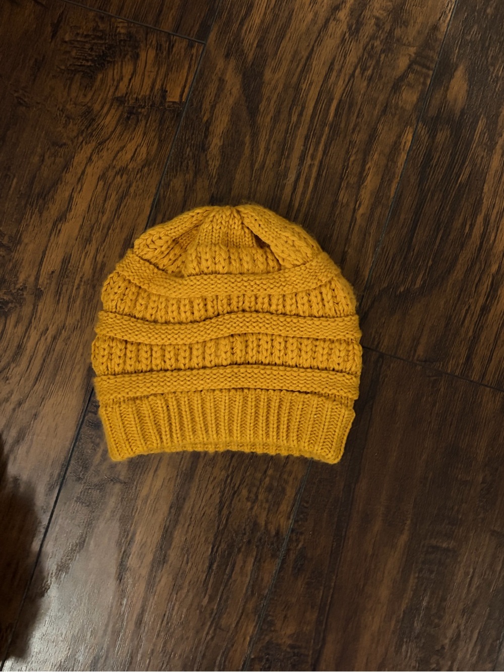 Source Unknown Kids Knit Beanie Hat - Mustard